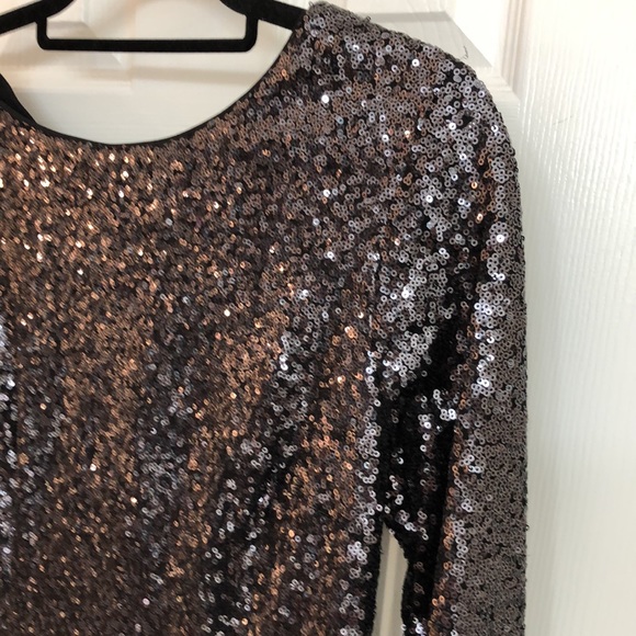 INC Black Sequins Sheath Dress - Picture 4 of 11